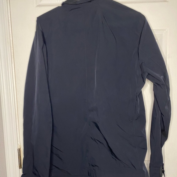 Theory men’s casual jacket windbreaker coat in black - Picture 4 of 4